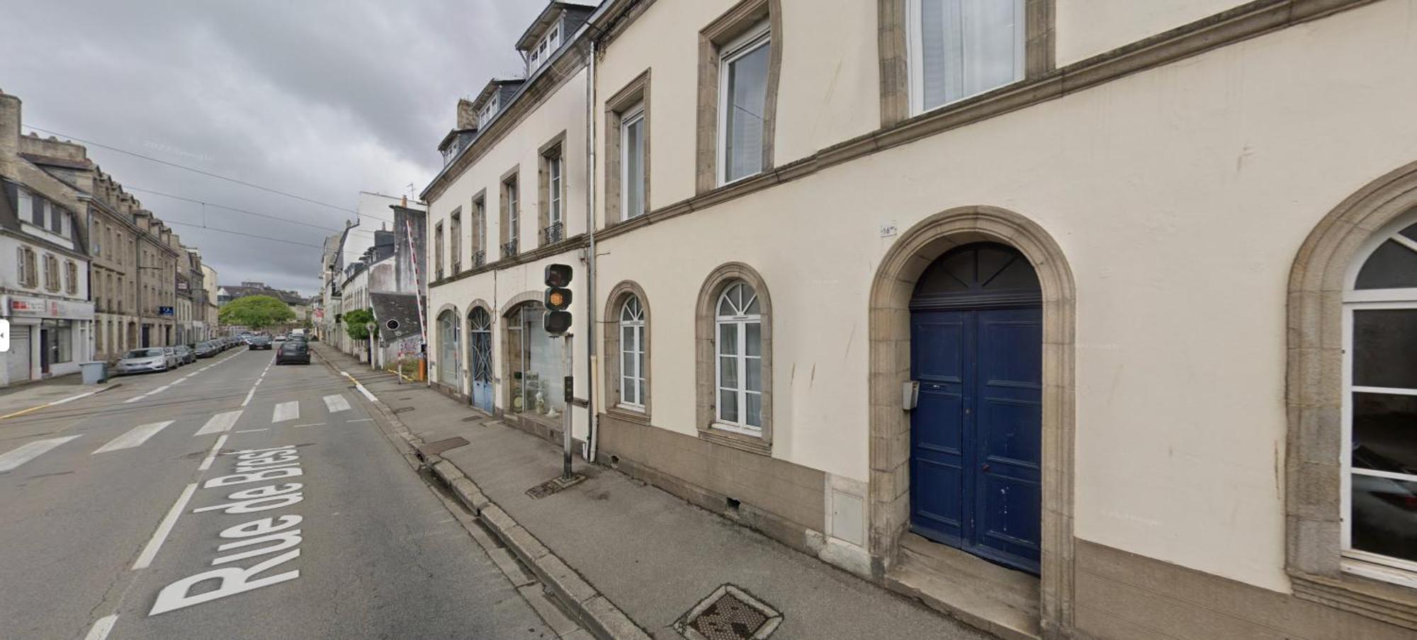 Le Noir Bois Et Blanc - Studio - Wifi - Centre Ville - Entree Autonome カンペール エクステリア 写真